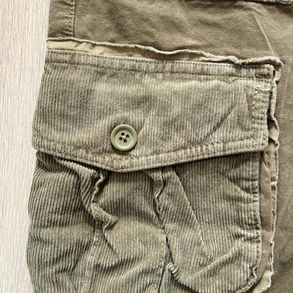 Brownish Green BDG long Cargo Skirt - Picture 3 of 6